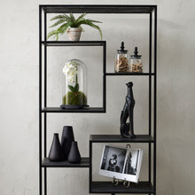 Load image into Gallery viewer, Black Tapered Glass Vase
