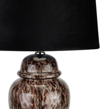 Load image into Gallery viewer, Black Dapple Acanthus Lamp
