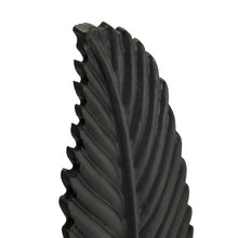 Load image into Gallery viewer, Black Cast Leaf Ornament
