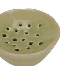 Load image into Gallery viewer, Light Green Ceramic Flower Frog With Lid

