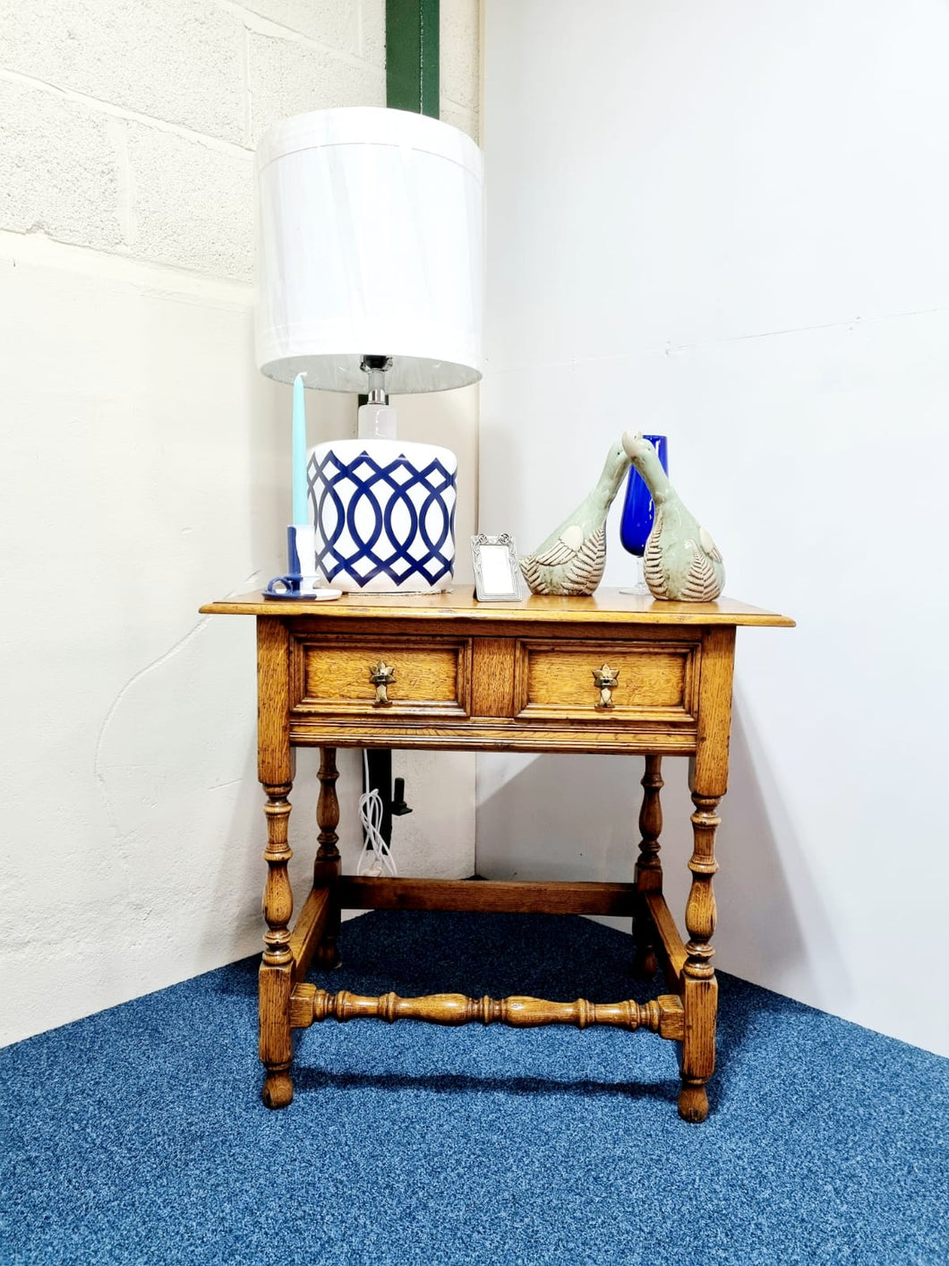 Ipswich Oak Side/Lamp Table - Charlotte Rose Interiors