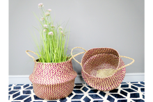 Load image into Gallery viewer, Seagrass Two Handled Basket - Charlotte Rose Interiors
